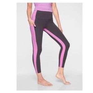 Athleta Pink and Grey Leggings